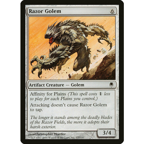Razor Golem - DST