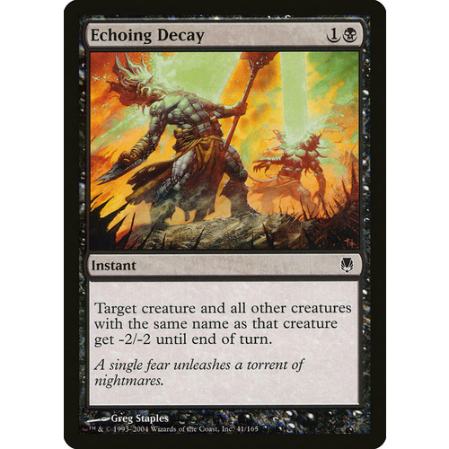 Echoing Decay FOIL - DST