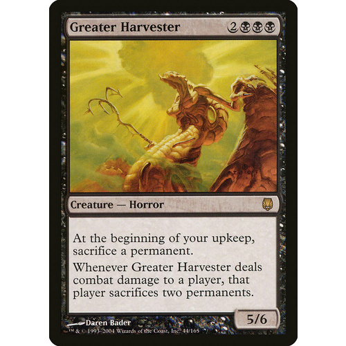 Greater Harvester FOIL - DST