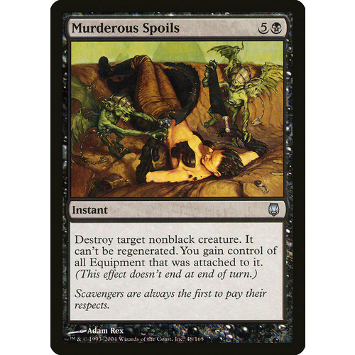 Murderous Spoils FOIL - DST