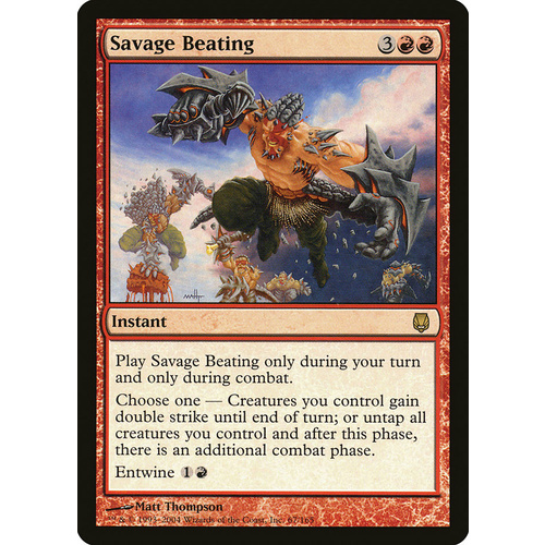 Savage Beating FOIL - DST