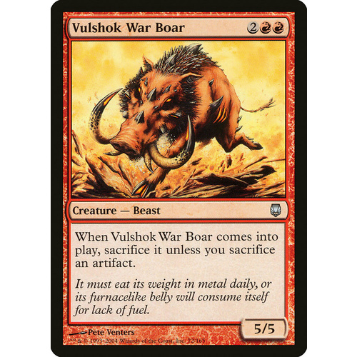 Vulshok War Boar FOIL - DST