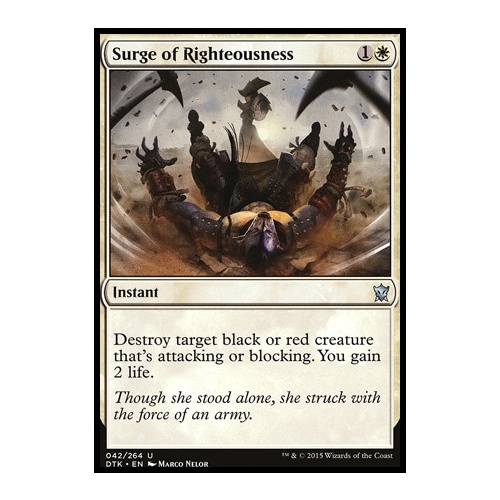 Surge of Righteousness FOIL - DTK