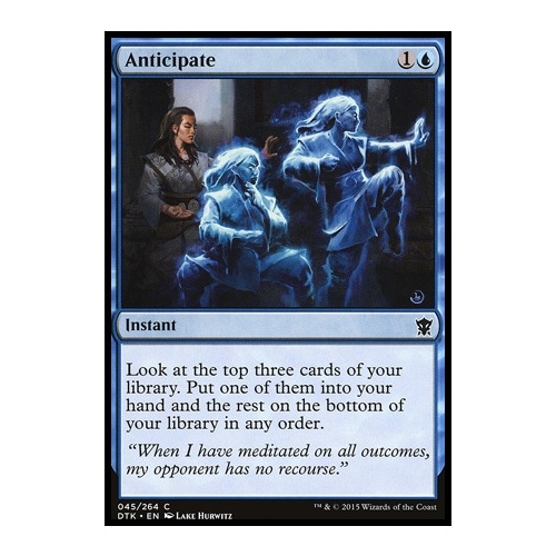 Anticipate FOIL - DTK