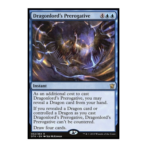 Dragonlord's Prerogative FOIL - DTK