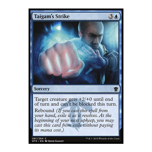 Taigam's Strike FOIL - DTK