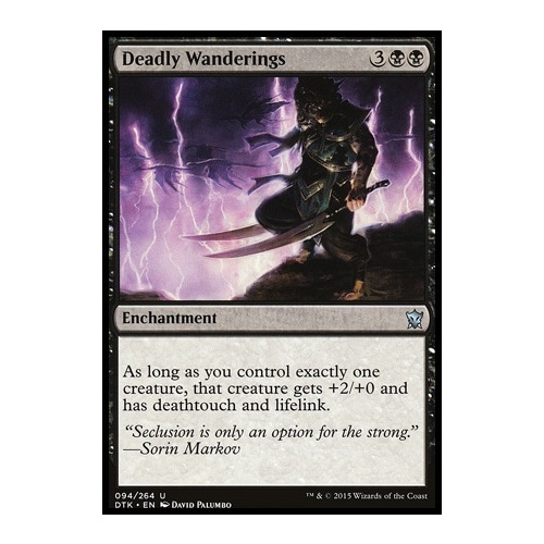 Deadly Wanderings FOIL - DTK