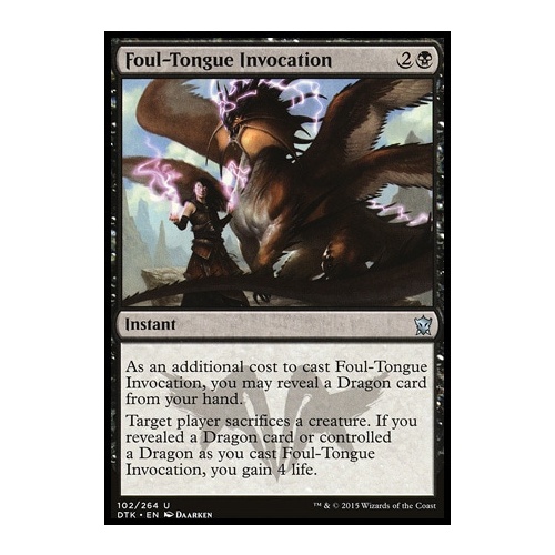Foul-Tongue Invocation FOIL - DTK
