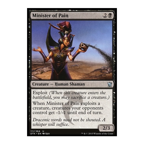 Minister of Pain FOIL - DTK