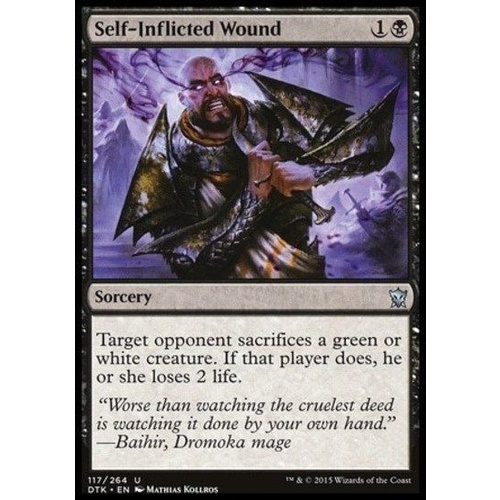 Self-Inflicted Wound - DTK