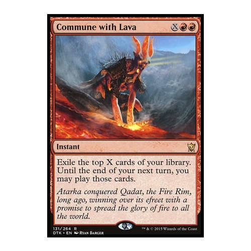 Commune with Lava FOIL - DTK