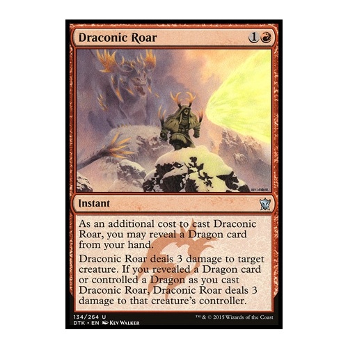 Draconic Roar FOIL - DTK