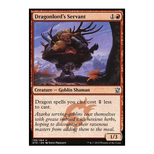 Dragonlord's Servant FOIL - DTK