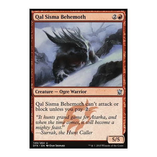 Qal Sisma Behemoth FOIL - DTK