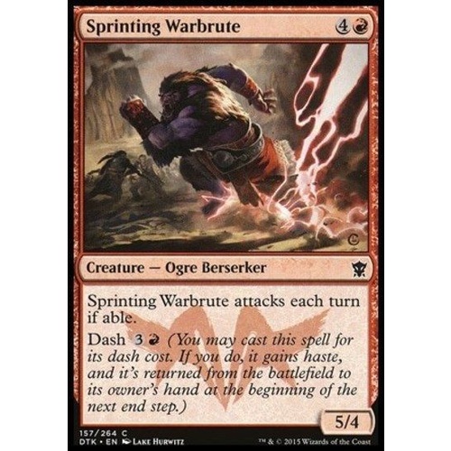 Sprinting Warbrute FOIL - DTK