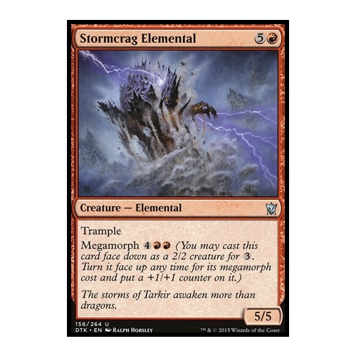 Stormcrag Elemental FOIL - DTK
