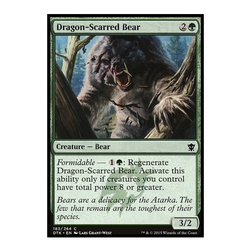 Dragon-Scarred Bear FOIL - DTK