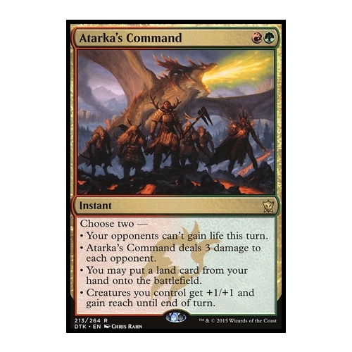 Atarka's Command FOIL - DTK