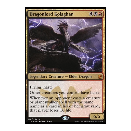 Dragonlord Kolaghan FOIL - DTK