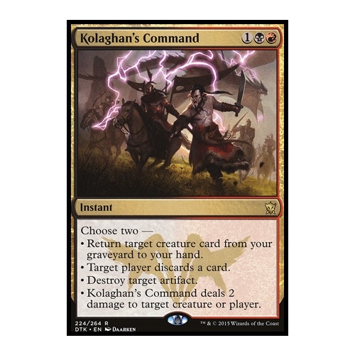 Kolaghan's Command FOIL - DTK