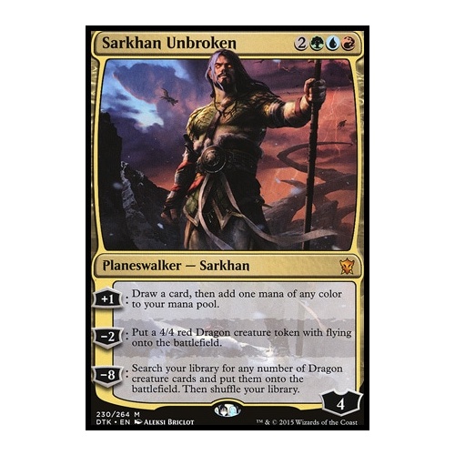 Sarkhan Unbroken FOIL - DTK