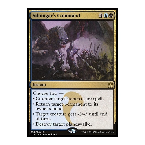 Silumgar's Command FOIL - DTK