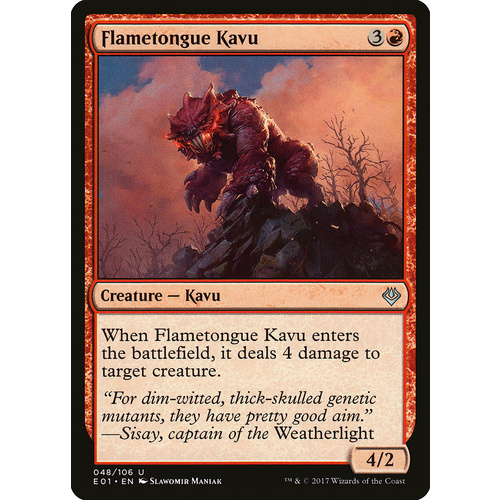 Flametongue Kavu - E01