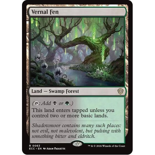 Vernal Fen - ECC
