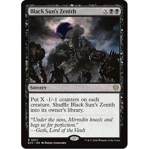 Black Sun's Zenith - ECC