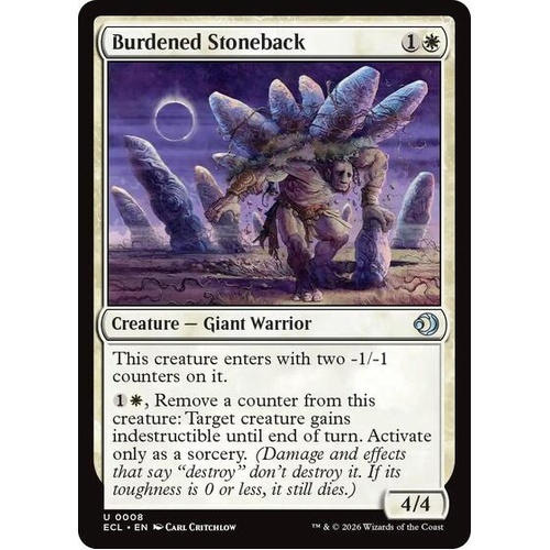 Burdened Stoneback FOIL - ECL