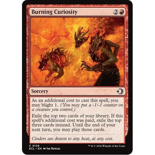 Burning Curiosity FOIL - ECL