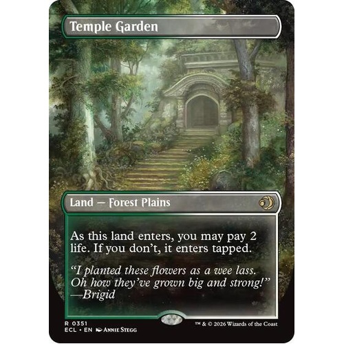 Temple Garden (Borderless) FOIL - ECL