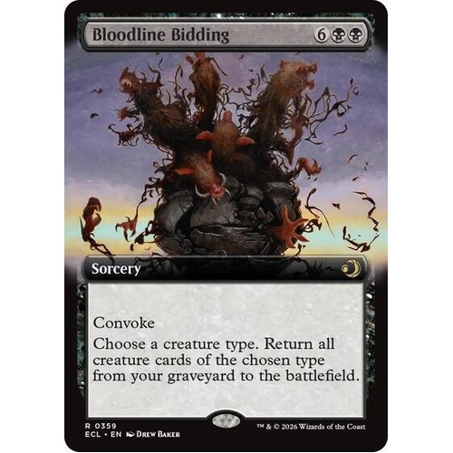 Bloodline Bidding (Extended Art) FOIL - ECL