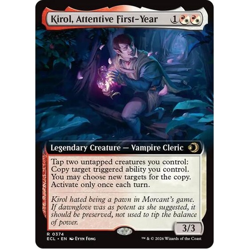 Kirol, Attentive First-Year (Extended Art) FOIL - ECL