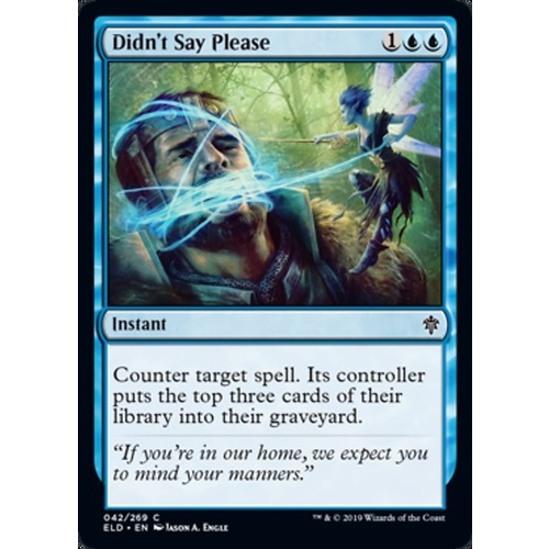 Didn't Say Please - ELD