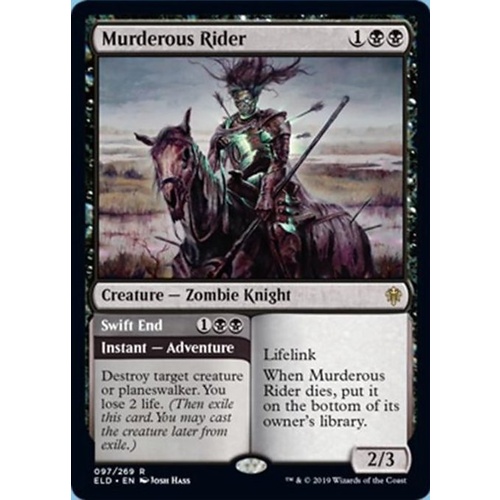 Murderous Rider // Swift End - ELD