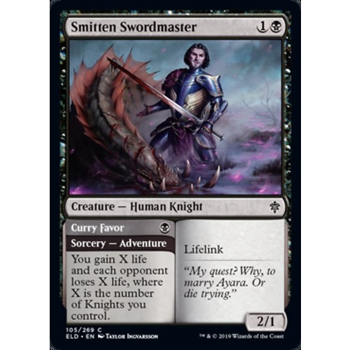Smitten Swordmaster // Curry Favor - ELD