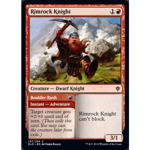 Rimrock Knight // Boulder Rush - ELD