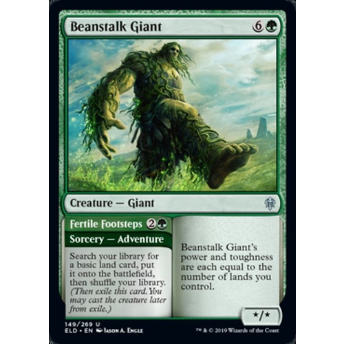 Beanstalk Giant // Fertile Footsteps - ELD