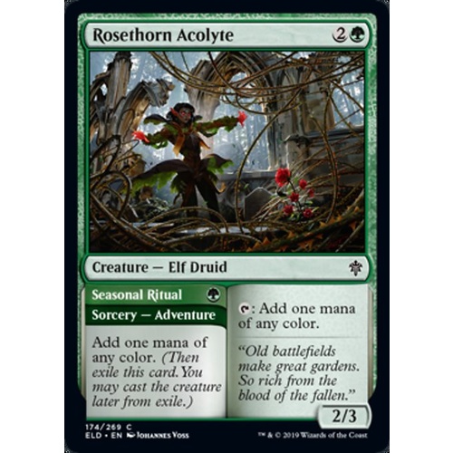 Rosethorn Acolyte // Seasonal Ritual - ELD