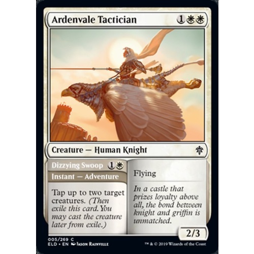 Ardenvale Tactician // Dizzying Swoop FOIL - ELD