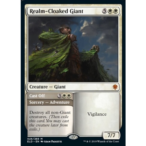Realm-Cloaked Giant // Cast Off FOIL - ELD