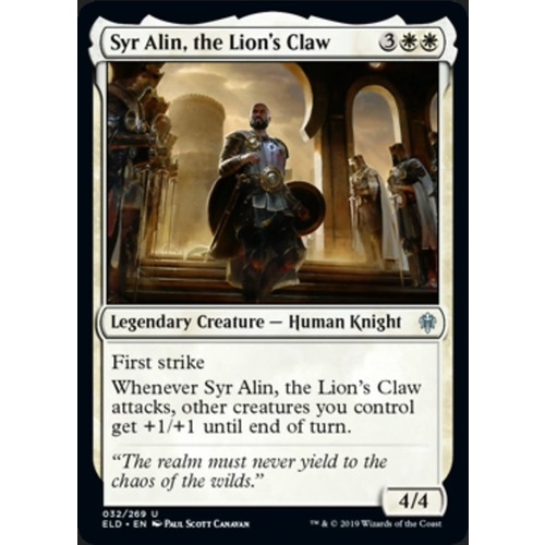 Syr Alin, the Lion's Claw FOIL - ELD