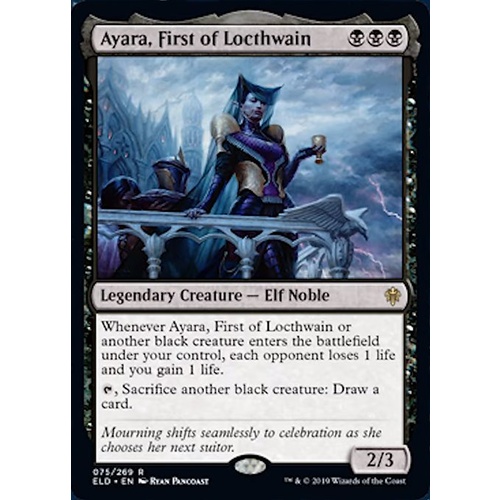 Ayara, First of Locthwain FOIL - ELD