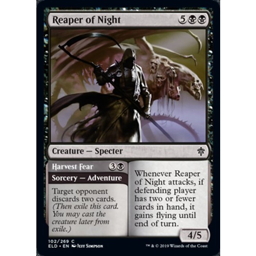 Reaper of Night // Harvest Fear FOIL - ELD