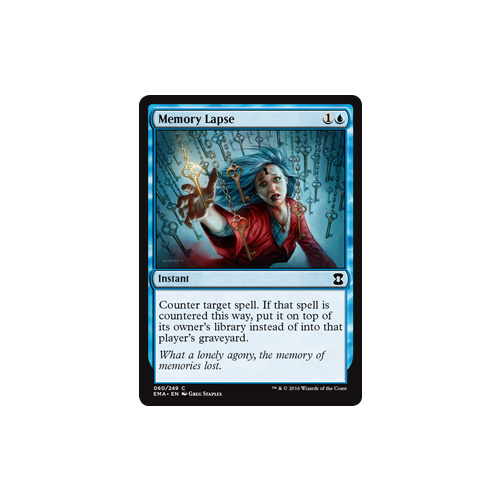 Memory Lapse FOIL - EMA