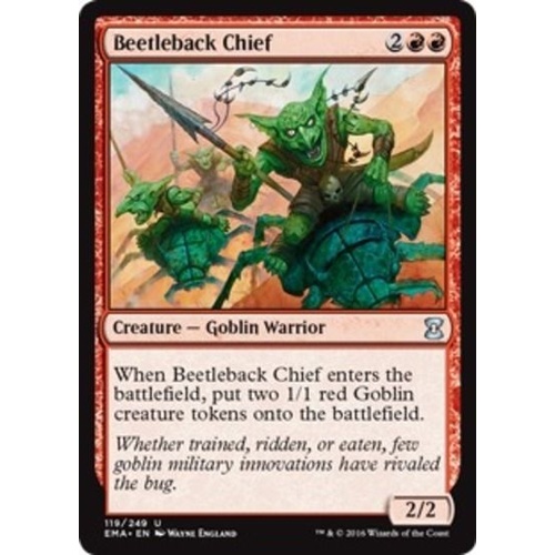 Beetleback Chief - EMA