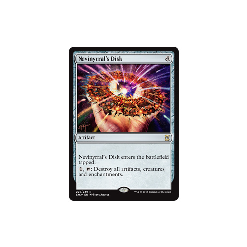 Nevinyrral's Disk FOIL - EMA