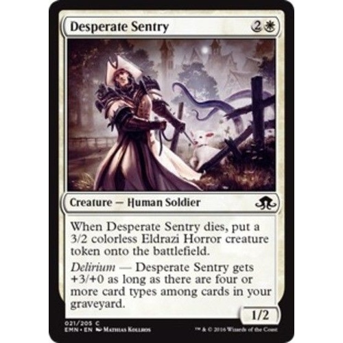 Desperate Sentry FOIL - EMN