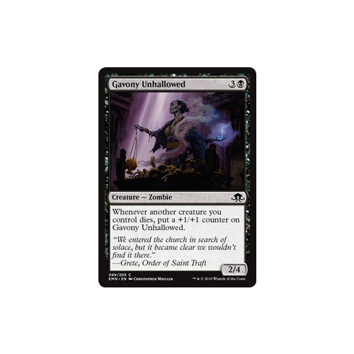 Gavony Unhallowed - EMN